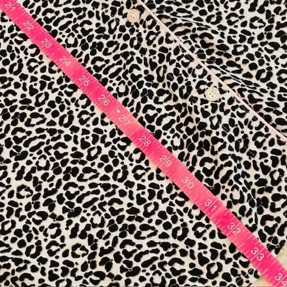 Victoria's Secret Small Animal Leopard Print Night Shirt Pajama PJ Dress Gown - Picture 11 of 12